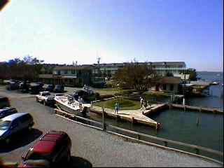 view of the Inn from the deck off the room