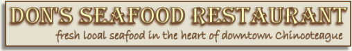 don's seafood restaurant banner ad