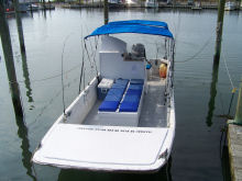 chincoteague hunting & fishing center banner ad