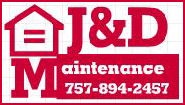 j and d maintenance banner