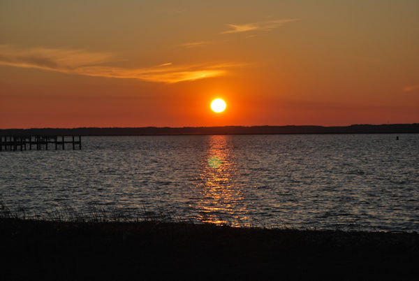 Sunset on the Chincoteague Bay 3/12/2017