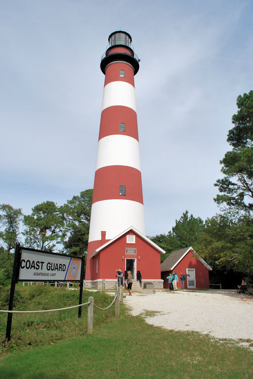 Exterior of Assateague Lighthouse