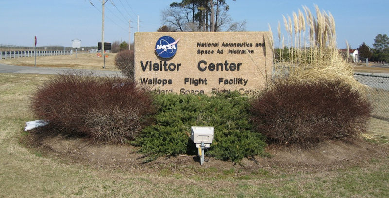 Wallops Visitor Center Sign