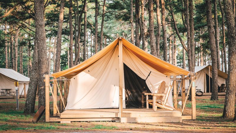 Glamping Tents in Chincoteague Island