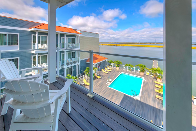Fairfield Marriot Chincoteague Bay - view from the balcony