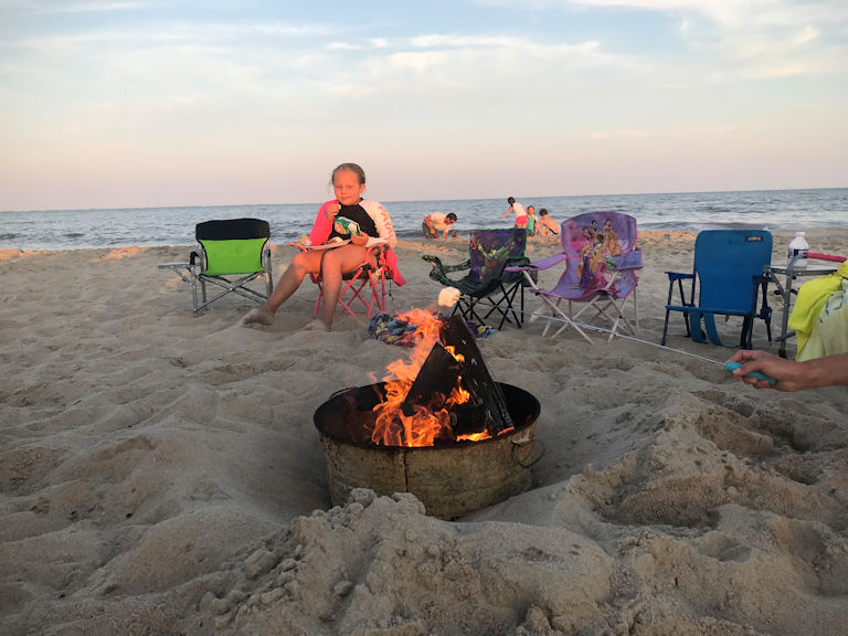 Campfires on the Beach