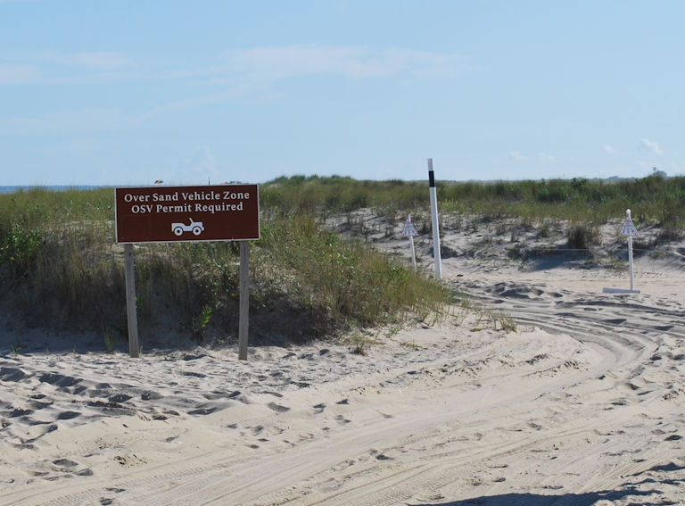 Over-Sand Vehicle Use